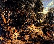 Peter Paul Rubens Wild-Boar Hunt Sweden oil painting artist